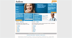 Desktop Screenshot of anthemwc.com